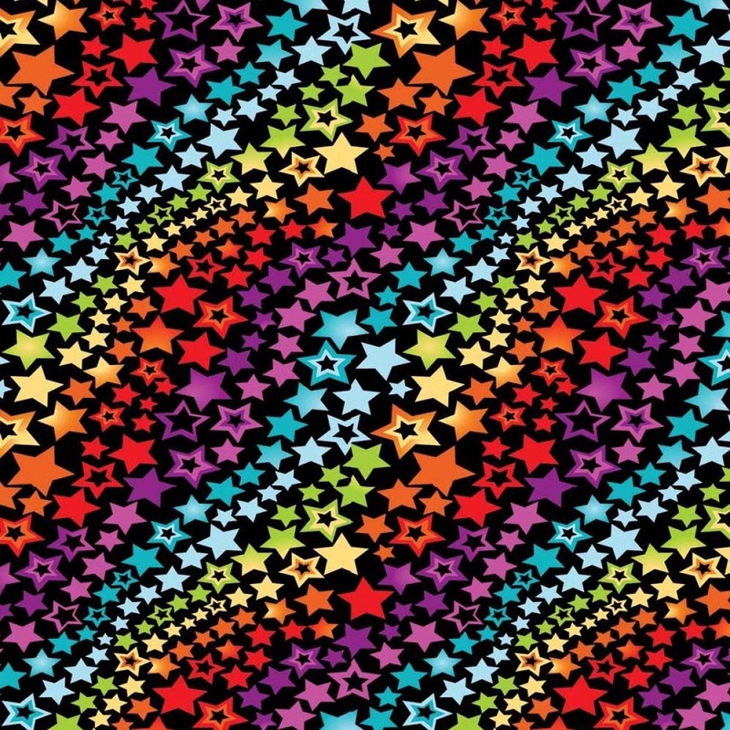 Multicolour Stars – Cotton Print 0.5