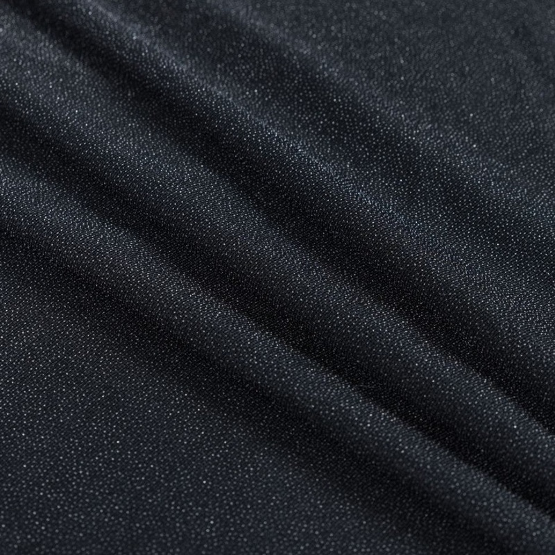 Stretch Knit Light Iron-On Interfacing (150cm) – Black 1