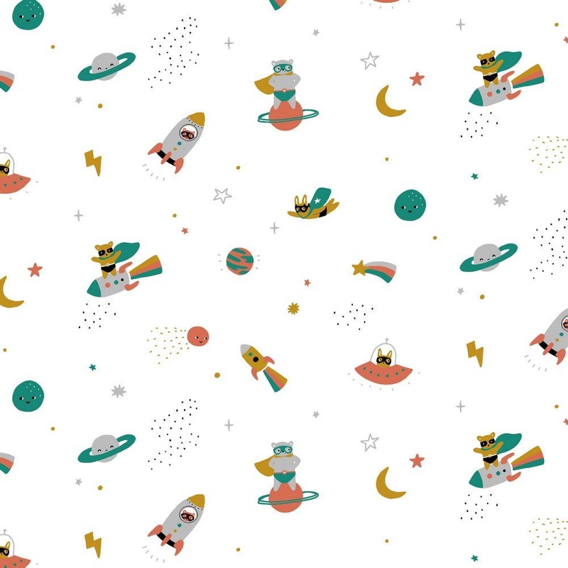 100% Cotton Print – Space 0.50