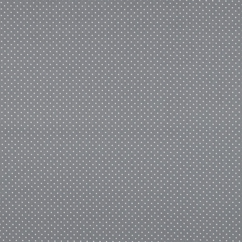 Mini Spot 100% Cotton Print – Grey 0.50