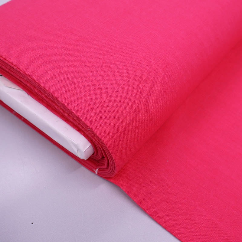 Linen Dressmaking – Washed Linen Handle – Bright Pink