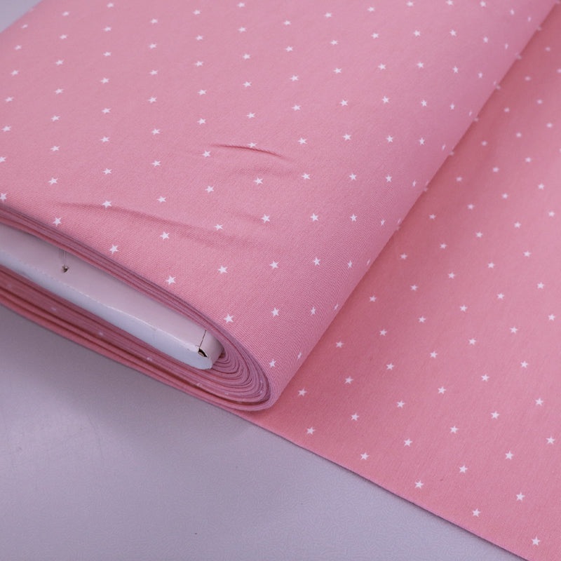 Cotton Jersey – Pink – Starry