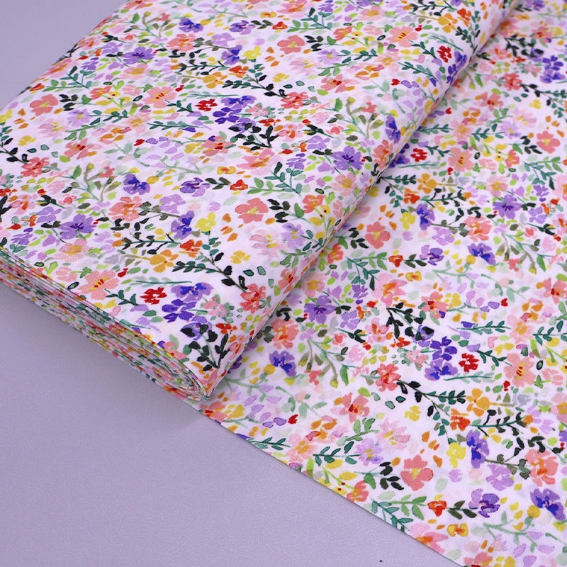 Viscose – White Floral – Alice