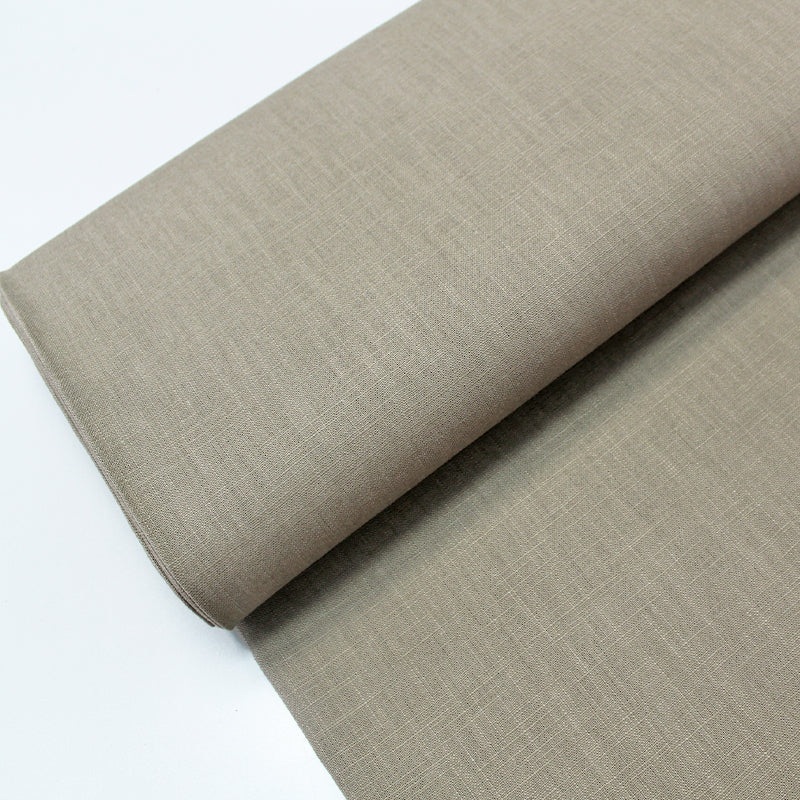 Dressmaking Washed Linen Handle – Khaki Beige